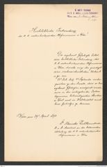 k.k. naturhistorisches Hofmuseum, Intendanzakten 1885-1896 (Hauer), Aktenzahl Z.222/1893, Seite 35